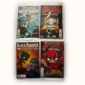 Marvel Collector Corps Comic Book Variant Lot 5 Factory Sealed Funko Edition 001